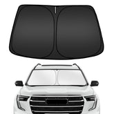 ARISMOTOR front view showing full windshield coverage and neat fit