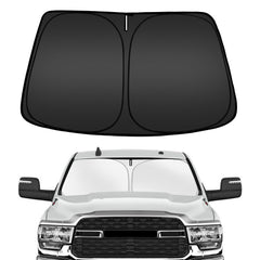ARISMOTOR front packaging view showing custom-fit windshield shade and brand clarity for easy identification