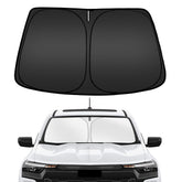 ARISMOTOR front view installed on Chevy Colorado, ensures full windshield coverage and sun protection