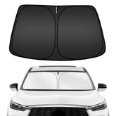 ARISMOTOR front view on QX60 windshield showing full coverage benefit