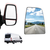Aritoxy front view of right upper mirror glass showing exact fit and clarity
