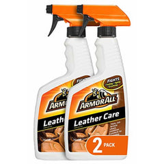 Armor All front packaging showing two 16 fl oz bottles and product clarity benefit