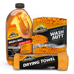 Armor All front packaging showing complete exterior kit and convenience benefit