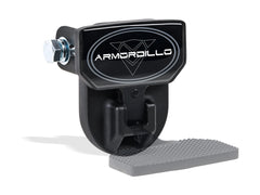 Armordillo front-profile step mounted showing sturdy access and convenience