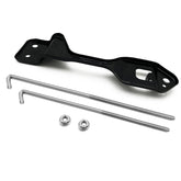 ARONOVA front view of hold down plate showing fit and secure mounting benefit