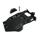 ARONOVA passenger-side battery tray front view showing mounting points and fitment benefit