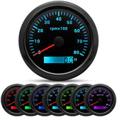 ARTILAURA tachometer front view showing clear dial and needle benefit readability