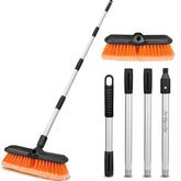 ARTIPOLY front view showing brush head and pole for safe vehicle cleaning