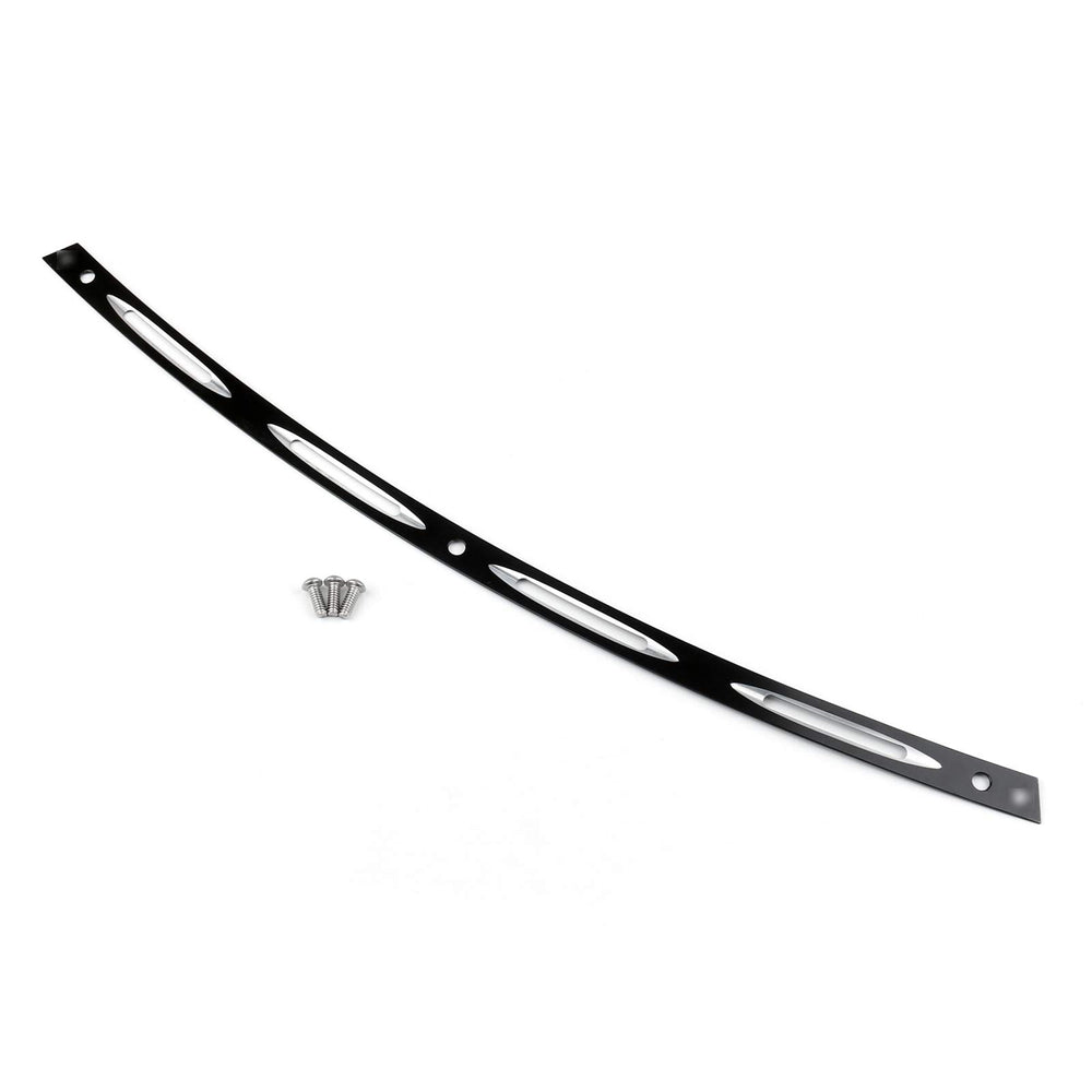 Artudatech windshield trim front view showing exact fit and improved appearance