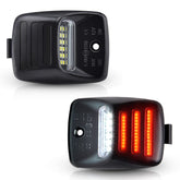 Asgohme front assembly showing clean white plate illumination and visibility