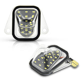 Asgohme front assembly showing bright white light benefit
