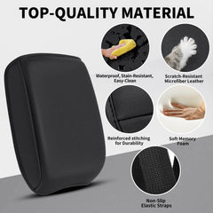 Asgohme in-use photo with driver resting elbow providing added comfort