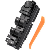 ASOPARTS front driver-side switch front view showing OEM-style fit and restored controls