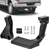ASOPARTS front view of rear bed step showing fit and clean finish, improves truck access