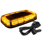 ASPL 48LED strobe front view showing amber lens and slim profile for visibility
