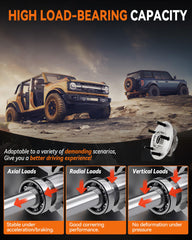 Aspligo 512493 installed on rear wheel hub assembly demonstrating direct fit