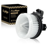 Aspligo blower front view showing compact design and reliable airflow
