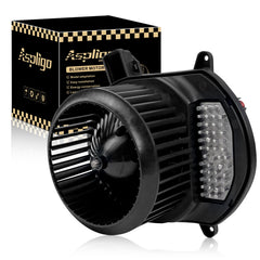 Aspligo front view of blower resistor showing fit and durability