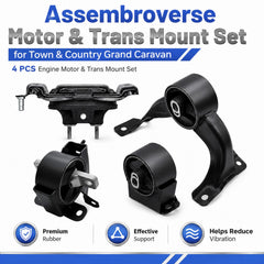 Assembroverse hydraulic right mount close-up highlighting vibration reduction benefit