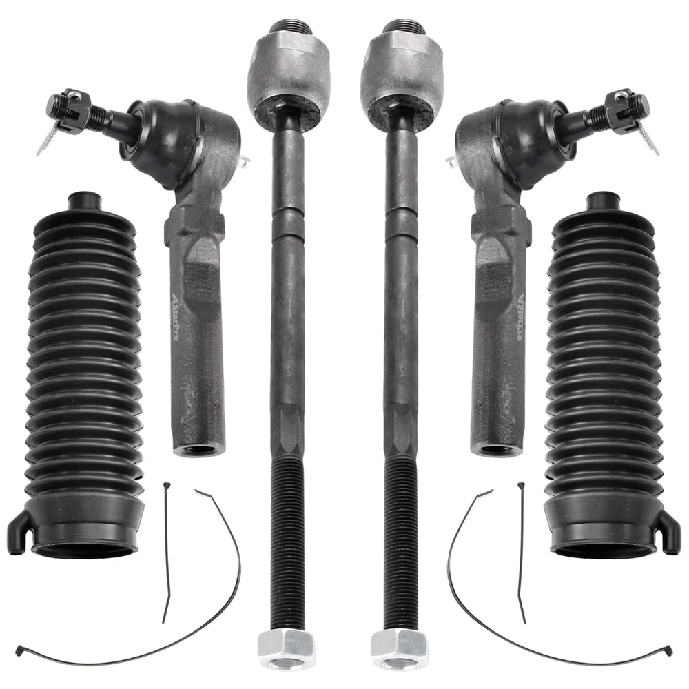 ASTARPRO front tie rod kit packaging showing complete 6-piece set and benefits