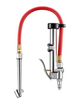 AstroAI front view of gauge inflator showing durable housing and dial, ensures reliable readings