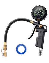 AstroAI front view of gauge showing trigger and dial for easy inflation control
