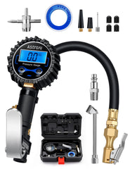 AstroAI front view showing gauge and inflator for quick accurate readings
