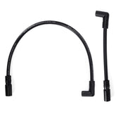 Atesilor spark plug wire set front view showing two black wires and packaging for easy fit verification