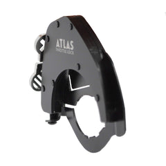 ATLAS Throttle Lock clamp close-up highlighting durable construction