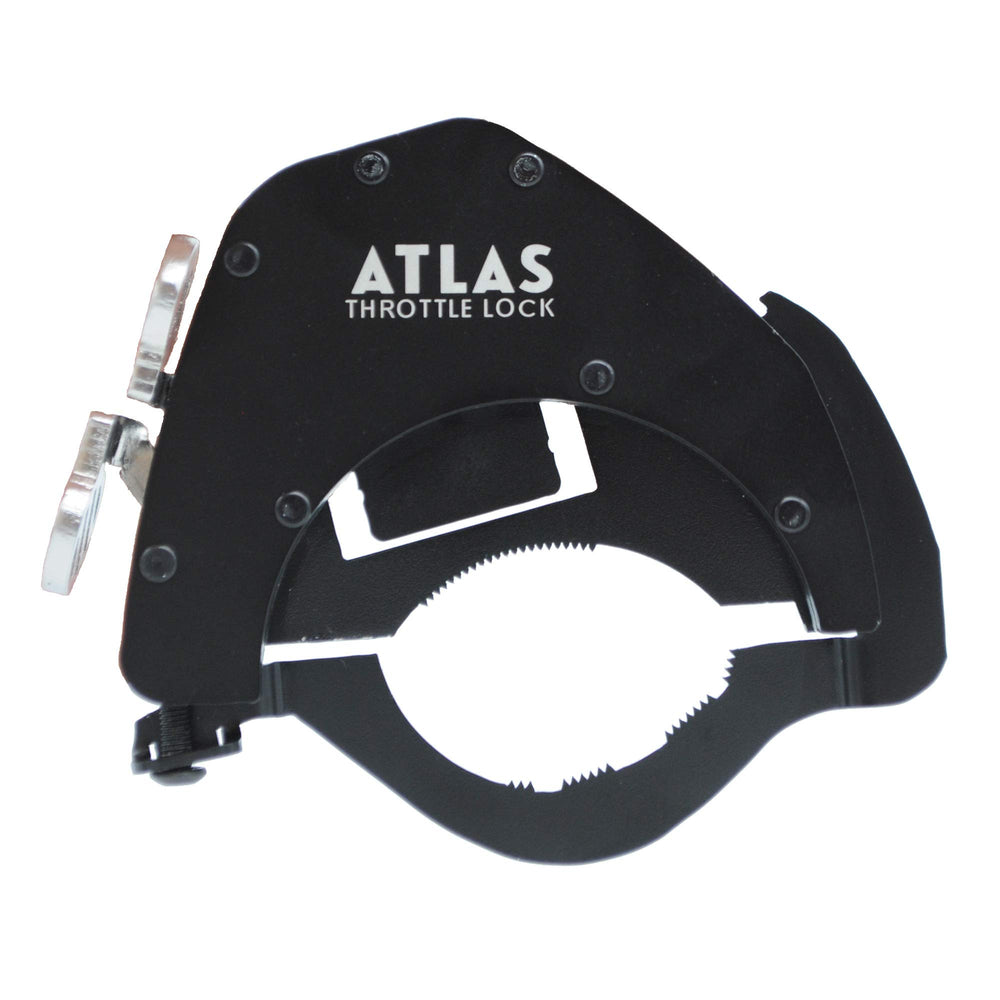 ATLAS Throttle Lock front packaging showing kit and benefits