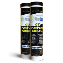 AtomLube front packaging showing two tubes and easy identification benefit