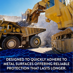 AtomLube applied to trailer bearing showing corrosion protection benefit