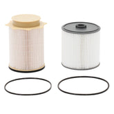 ATRACYPART front view of 6.7 Cummins fuel filter showing compact design and fit