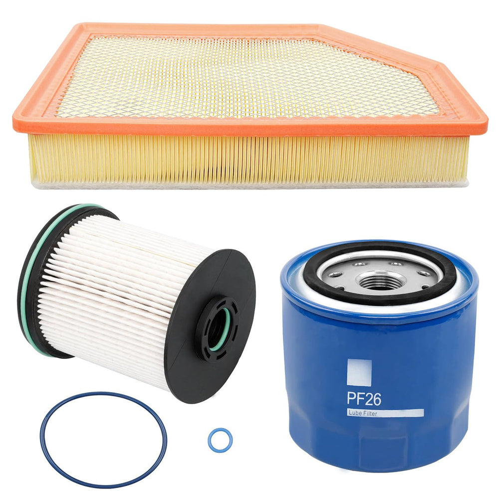 ATRACYPART filter kit front packaging showing complete Duramax set and fitment clarity