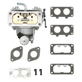 ATRACYPART front view of carburetor showing intake flange and mounting points for accurate fit