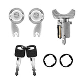 ATRACYPART front view of ignition and door cylinder kit showing parts and benefits
