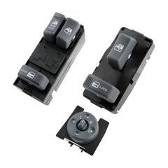 ATRACYPART front panel assembly showing master, passenger and mirror switches for easy replacement
