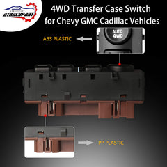 ATRACYPART installed in dash restoring 4WD control and clean appearance