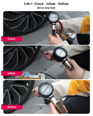 ATsafepro clear gauge face offering precise readable pressure