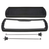 attwood front view of tray showing secure battery platform and stable base