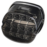 Atubeix tail light front view showing black lens and crisp LED beam for improved visibility