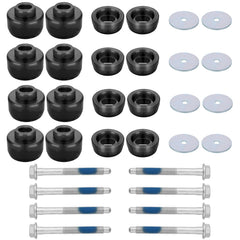 ATZTNUO front package view showing complete bushing kit and hardware benefits