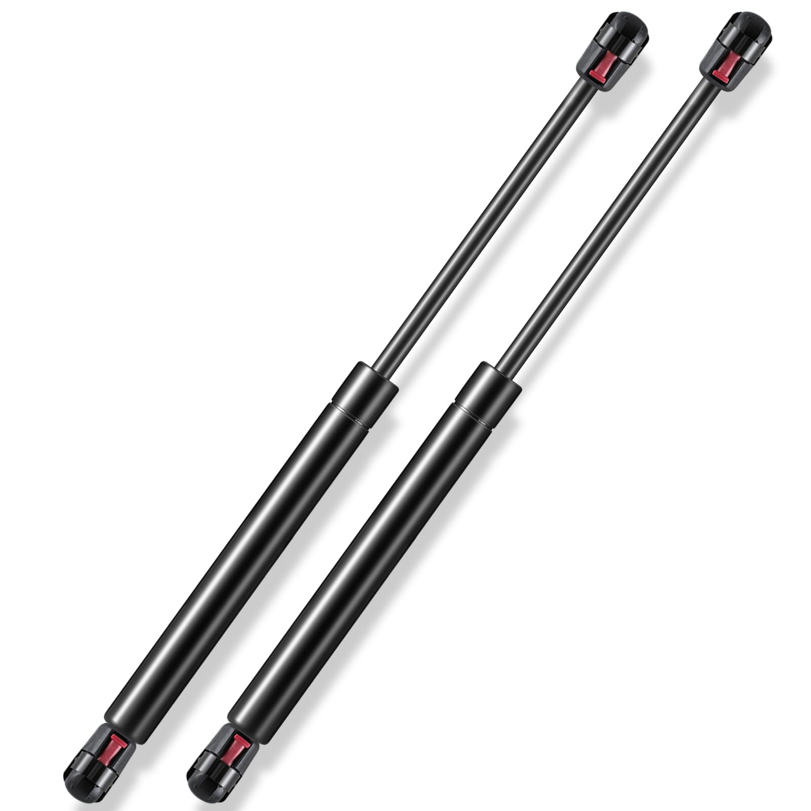 AUCLIDIS front view of 27-inch gas strut showing overall shape and fit benefit