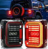 AUDEXEN tail lights front view showing modern rear styling and improved visibility