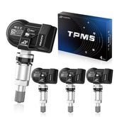 Augfiro front packaging showing four TPMS sensors and benefit of complete set