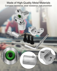 AUGREX adapters and hex keys laid out for quick installation and convenience