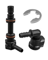 AUGREX front view of complete lube connector kit showing parts and benefit of easy replacement