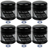 AULDAY front packaging showing six 90915-YZZF2 filters and compatibility list, clear identification benefit
