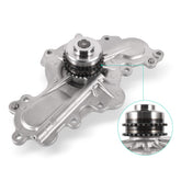 AULINK front view of water pump showing mounting points and fitment benefit