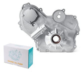 AULINK engine oil pump front view showing bolt pattern and fit benefits
